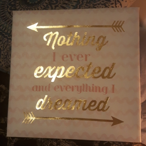 Nothing I Expected & Everything I Dreamed Canvas